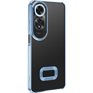 Oppo A60 Uyumlu Kılıf Omega Silikon Mavi