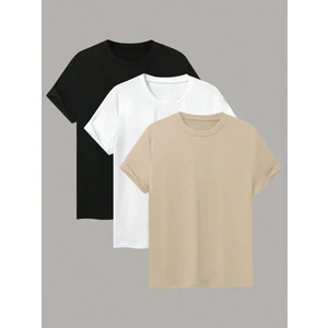 Siyah ve Beyaz 2 Adet Oversize T-Shirt