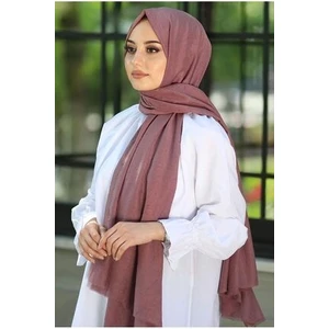 Bambu Kraş Şal Modeli-Gül Kurusu