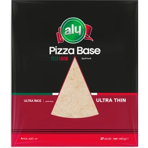 Ultra İnce Pizza Tabanı 27 cm 4'lü 440g