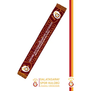 Bize Her Sevdadan Geriye Kalan Şampiyon Galatasaray Orijinal Lisanslı Akrilik Atkı