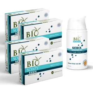 Sebix Jel+Sebix Sabun Saç Sakal Pullu Deri İçin Onarıcı(Seboreik Dermatit)30 mlX1AD/4X100gr