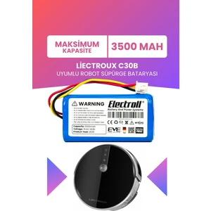 Liectroux C30B Uyumlu Batarya (Maksimum Kapasite) 3500MAH Pil Robot Süpürge Batarya Değişimi