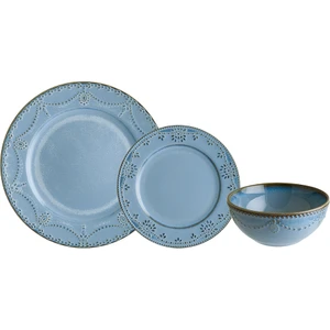 Chichi Home Sky Pearl Reaktif 18 Parça Porselen Yemek Seti 6 Kişilik