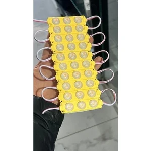 Mercekli Amber Parmak LED 5 Adet