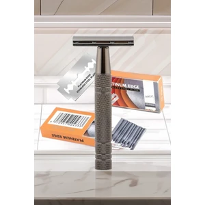 Shave S9 Full Metal Manuel Tıraş Makinesi + 20 Adet Platinum Yaprak Jilet