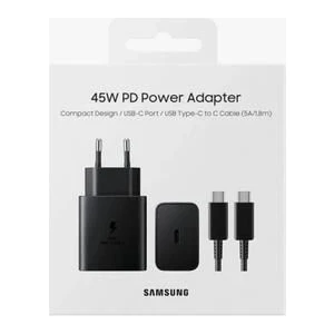 Samsung Uyumlu Galaxy S22 Ultra - S23 Ultra - S24 - S24 Ultra 45W Type-C Süper Hızlı Şarj Cihazı