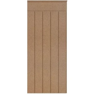 Karaağaç Mimarlık Dekoratif Ahşap Duvar Paneli, 4mm Ham Mdf, Boyanabilir Duvar Çıtası, Duvar Paneli (45 cm  x 102 cm )