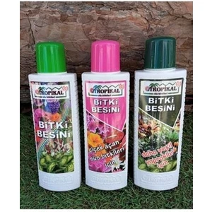 Bitki Besini 3'lü Set Genel Bitki Besini Çiçek Açtıran Yeşil Yapraklı Bitki Vitamini Gübre