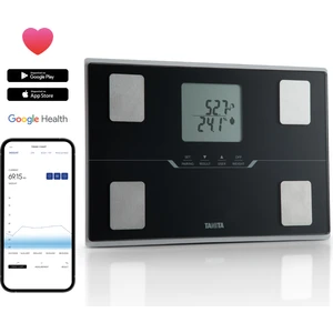 BC 401 Akıllı Bluetooth Dijital Tartı | Total Yağ, Sıvı, Kas, Kemik Ölçer Vücut Analiz Cihazı, LCD Ekran