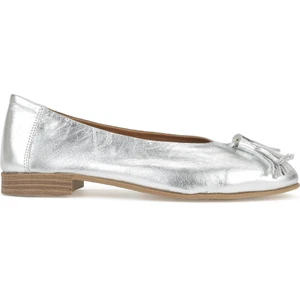 Ziya, Hakiki Deri Kadın Babet 1511033Z2145 Silver