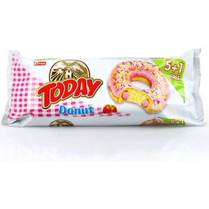 Donut Çilekli Kek Multipack Paket 35 gr 6 Adet (1 Paket)