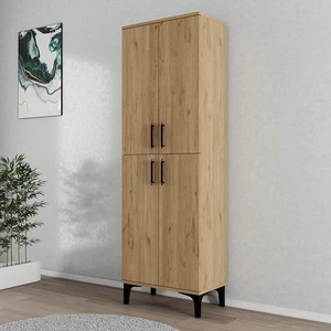 Mobilya 4 Kapak 6 Bölmeli Ayakkabılık Full Sepet