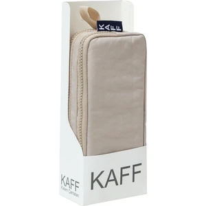 01105 Bej Renk Krinkıl Kumaş Su Geçirmez Çift Bölmeli Gözlü Kalemlik Kalem Kutusu