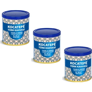 Kocatepe Kahve Damla Sakızlı Türk Kahvesi Teneke 100 gr 3'lü Paket