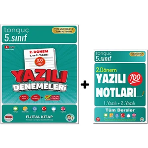 Tonguç Akademi 5. Sınıf 2. Dönem 1 ve 2. Yazılı Denemeleri - 5. Sınıf 2. Dönem 1 ve 2. Yazılı Notları 2025