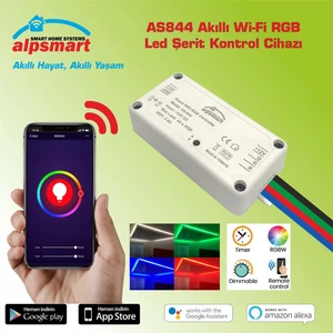 AS844 Akıllı WiFi RGB Led Şerit Uzaktan Kontrol Cihazı Tuya Destekli