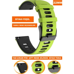 Huawei Watch Gt Gt2 Gt3 Gt4 Gt5-Xiaomi Redmi Watch 5 Active-Lite Uyumlu 22MM Silikon Saat Kordonu Kayışı A5622MM