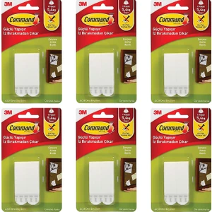 17201 Command Orta Boy Cırt Bant 6 Paket