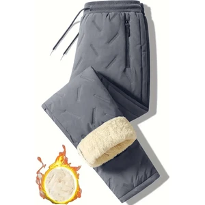 Ghassy Co. Unisex Çift Katman Ultra Termal Su ve Rüzgar Geçirmez Kayak Motorcu Içi Kürklü Pantolon