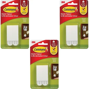 17201 Command Orta Boy Cırt Bant 3 Paket