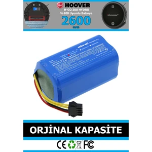 Hoover H-Go 300 Hydro Uyumlu Robot Süpürge Bataryası 2600 Mah