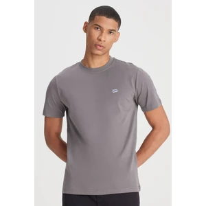 Lee Bisiklet Yaka T-Shirt Antrasit Erkek Kısa Kol T-Shirt