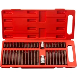 40 Parça Bits Uç Seti Torx Allen ve Spline (S2 Çelik Malzeme)