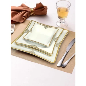 6 Kişilik Porselen Gold Yemek Takımı 24 Parça Kırık Parça Tedarik Edilir
