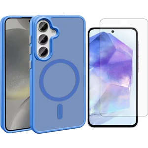 Samsung Galaxy S25 Kılıf Magsafe Şarj Özellikli Mat Arka Yüzey Zore Sio Kapak + Nano Ekran Koruyucu