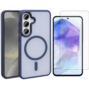 Samsung Galaxy S25 Plus Kılıf Magsafe Şarj Özellikli Mat Arka Yüzey Zore Sio Kapak + Nano Ekran Koruyucu