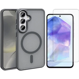 Samsung Galaxy S25 Plus Kılıf Magsafe Şarj Özellikli Mat Arka Yüzey Zore Sio Kapak + Nano Ekran Koruyucu
