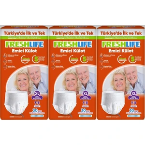 Emici Külot Hasta Bezi XL Ekstra Büyük 90 Adet 3x30