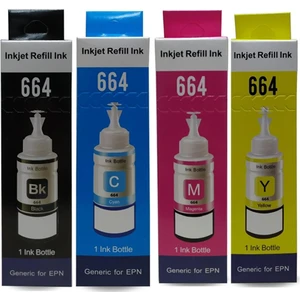 Epson Uyumlu Ecotank L220 Mürekkep Takım 4 Renk Muadil