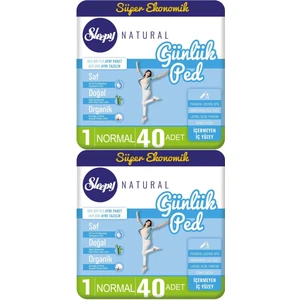 Natural Günlük Ped Normal 80 Adet 2x40