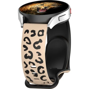 Samsung Galaxy Watch 7-6-5-4 & Huawei Watch Gt2-Gt3-Gt4 42MM Uyumlu A+Kalite Leopar Desenli Kordon