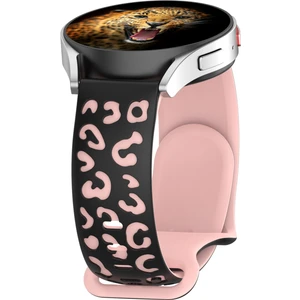 Samsung Galaxy Watch 7-6-5-4 & Huawei Watch Gt2-Gt3-Gt4 42MM Uyumlu A+Kalite Leopar Desenli Kordon
