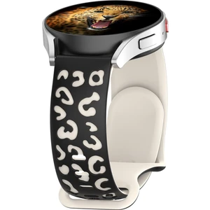 Samsung Galaxy Watch 7-6-5-4 & Huawei Watch Gt2-Gt3-Gt4 42MM Uyumlu A+Kalite Leopar Desenli Kordon