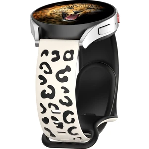 Samsung Galaxy Watch 7-6-5-4 & Huawei Watch Gt2-Gt3-Gt4 42MM Uyumlu A+Kalite Leopar Desenli Kordon