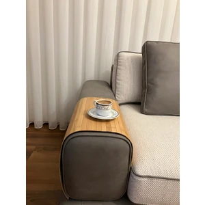 Hnc Home Bambu Koltuk Kenarı, Koltuk Sehpası, Yan Sehpa, Koltuk Matı, Bambu Kenar Sehpa