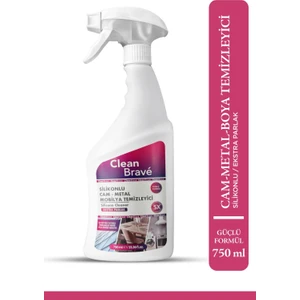 Silikonlu Cam, Metal, Mobilya Temizleyici 750 ml