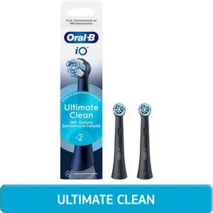 iO Ultimate Clean Siyah Diş Fırçası Yedek Başlığı 2 Adet