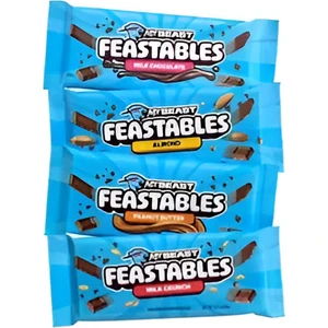 Mr.beast Feastables Pack 4 Kıng Size Bar 4X60GR