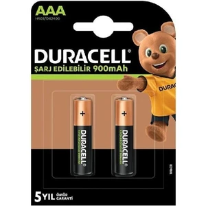 DURACELL ŞARJLI 900 MAH AAA İNCE KALEM PİL (2Lİ PAKET)