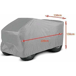 3 Tıkla 700 cc Atv Branda Örtüsü Miflonlu 4 Mevsim Su ve Toza Dayanıklı
