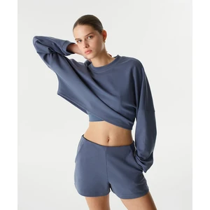 Patch'li Crop Sweatshırt TS1250091014061