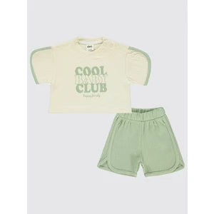 Civil Baby Erkek Bebek Şortlu Takım 6-18 Ay Bej