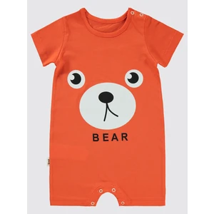 Civil Baby Erkek Bebek Patiksiz Tulum 6-18 Ay Narçiçeği