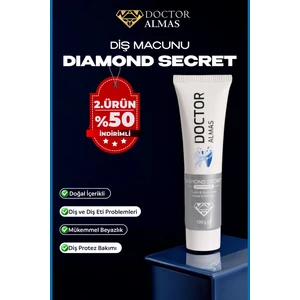 Doctor Almas Diamond Secret Diş Macunu - Rahatlama ve Koruma Için Bitkisel Formül - Diş ve Diş Eti Bakımı 100G