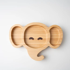 Fil Surat Bambu Bölmeli Tabak Sarı